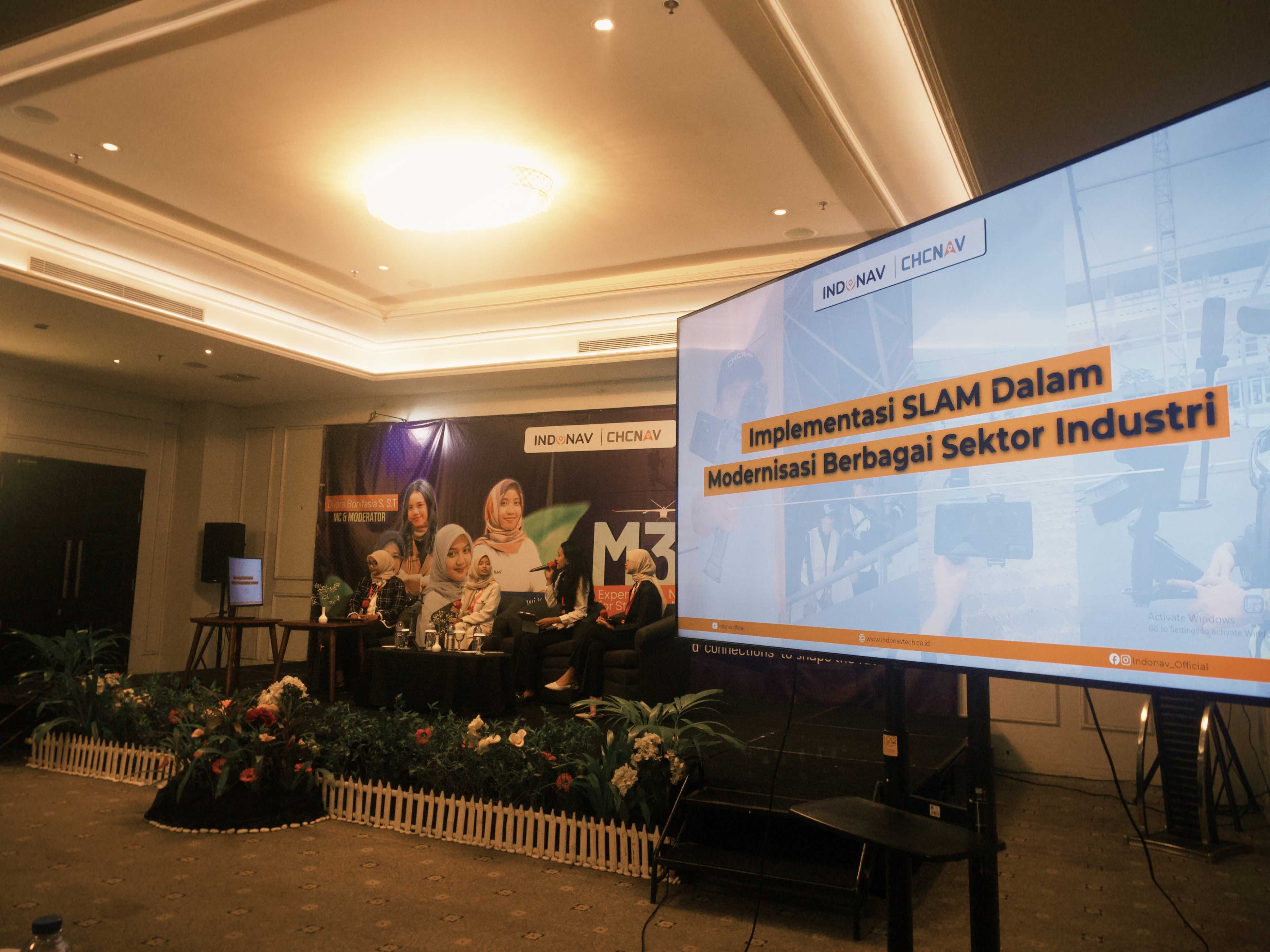 Sesi Workshop M3D DAY oleh Technical Support dan Data Processing PT INDONAV TEKNOLOGI