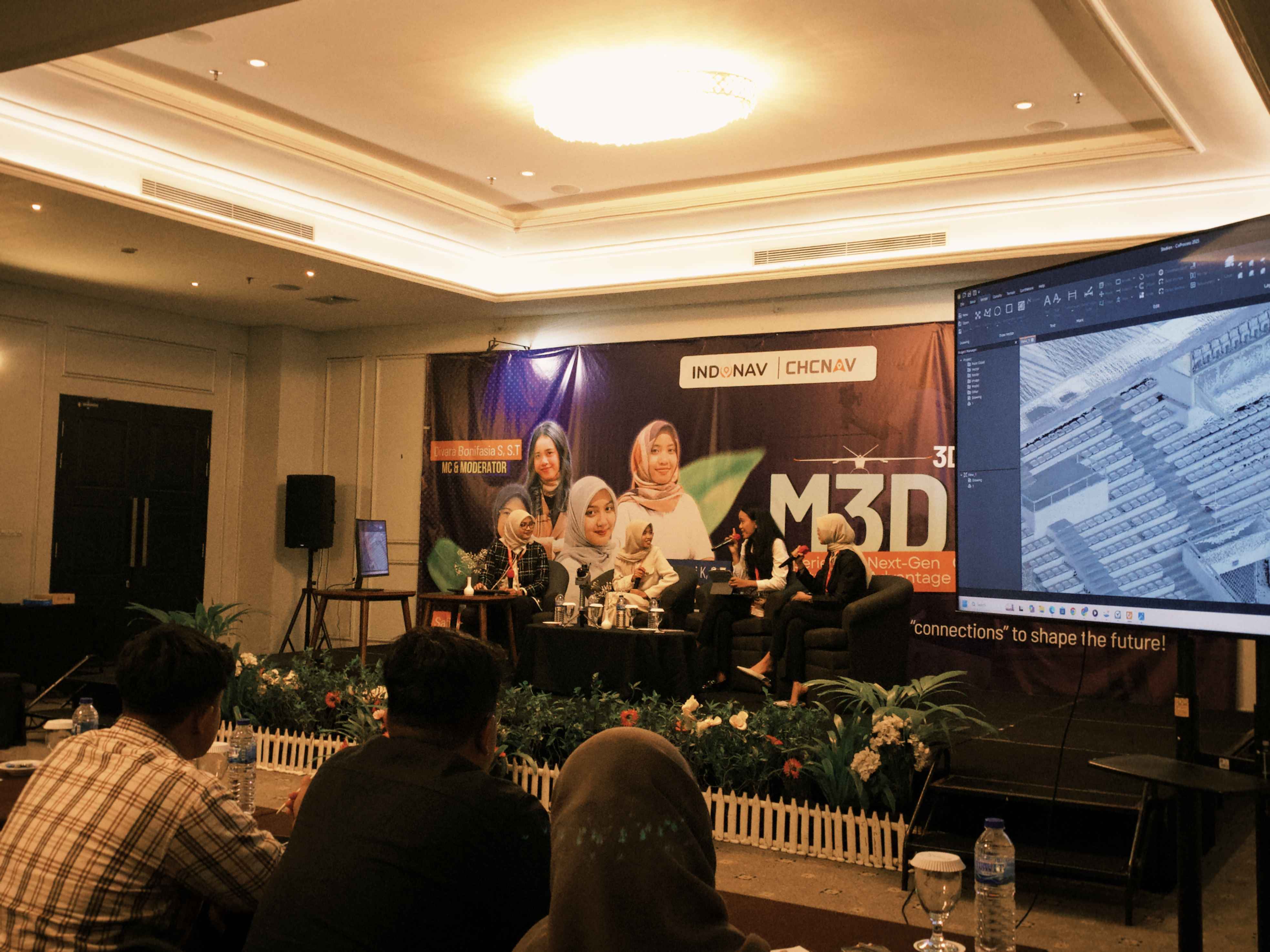 Sesi Workshop M3D DAY oleh Technical Support dan Data Processing PT INDONAV TEKNOLOGI